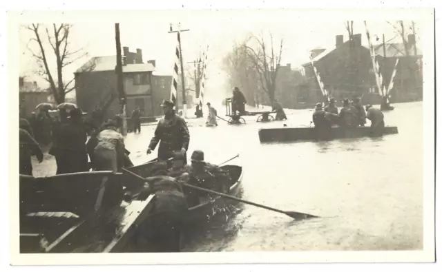 ORIGINAL Vintage Photo 1936 Flood PRR Depot Broad Street Hollidaysburg Gaysport