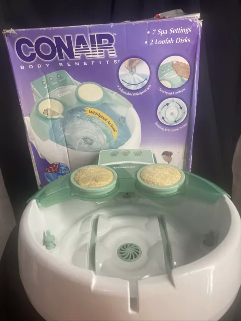 CONAIR SPA BODY BENEFITS vortex foot spa with whirlpool action, Lightly Used&Box