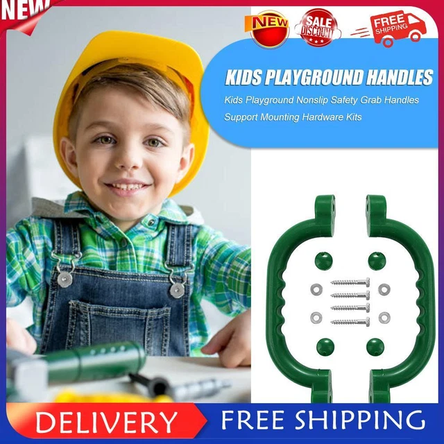 Rutschfeste Sicherheitshaltegriffe für Kinderspielplätze, Befestigungsmaterial (