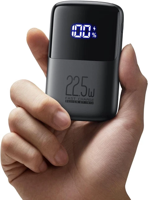 Snomh Power Bank 12000mAh, Batterie Externe Charge Rapide 22.5W Petite