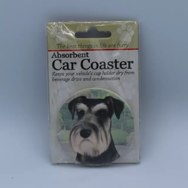 Super Absorbent Car Coaster - Dog - Schnauzer