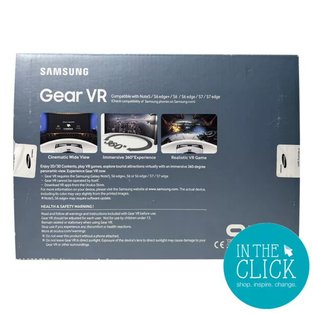 Samsung Gear VR SM-R322 Virtual Reality White Headset Powered By Oculus SHOP.INS 3