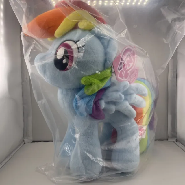 Peluche raro sellado de fábrica My Little Pony arco iris 11" 4DE