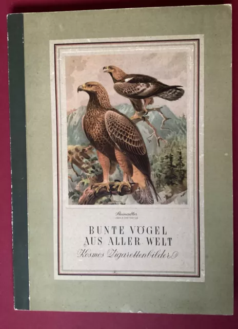 Kosmos Zigarettenbilder, Sammelalbum „Bunte Vögel aus aller Welt“, vollständig