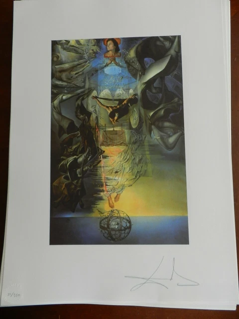 Salvador Dali Litografía Edición Dalart Gala - Sello Trasero - CM