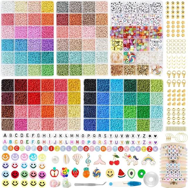 Kit 900 Pezzi Bigiotteria Fai Da Te - Perline Pietre Naturali, Ciondoli, Accessori Per Gioielli - Foto 4