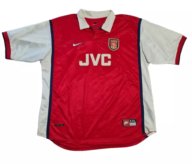 FC Arsenal London Trikot 90er Gr. XXL Nike JVC