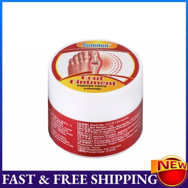 10g Gout Ointment Effective Gout Treatment Cream Foot Health Care for Wrist Knee