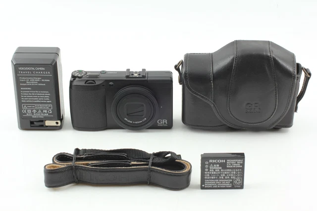[MINT w/case]SH:3275 Ricoh GR Digital III 10.0MP Compact Black Camera From JAPAN 2