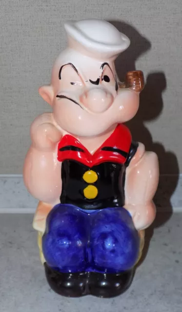 Ancienne Tirelire Porcelaine Années 80 Popeye