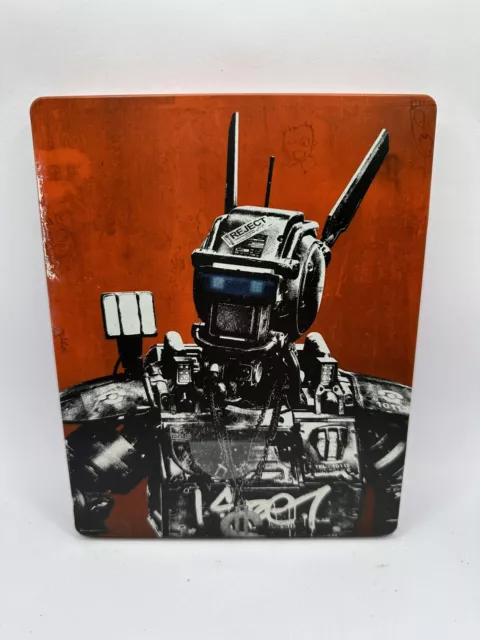 CHAPPIE HMV EXCLUSIVE BLU RAY STEELBOOK Region ABC