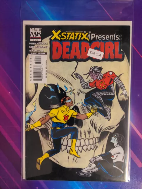 X-Statix Presents: Dead Girl #3 High Grade 1St App Marvel Comic Book E58-126