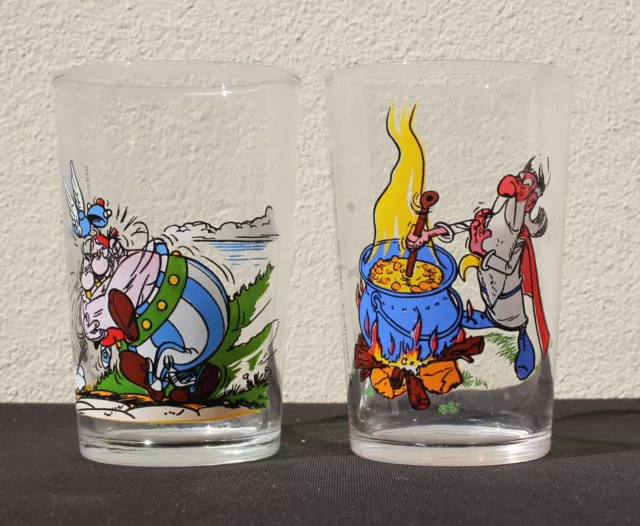 Verre A Moutarde -  Asterix - Lot De 2