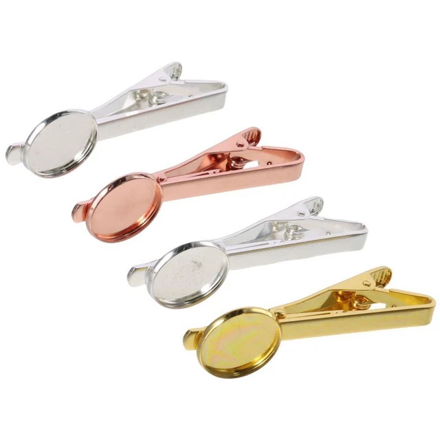 Kupfer Krawatten-Pins Klassische Tie Bar Clips  Für DIY Schmuck herstellung