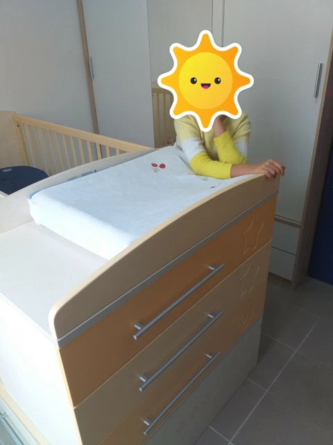 Chambre enfant évolutive Sauthon abricot  4