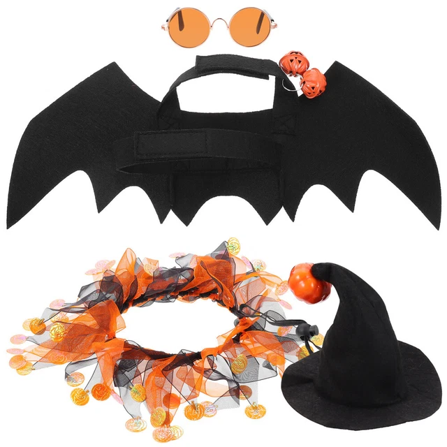 1 Set cat bat wings cosplay Cat Halloween Kostüm Kätzchen Halloween Cosplay Hut