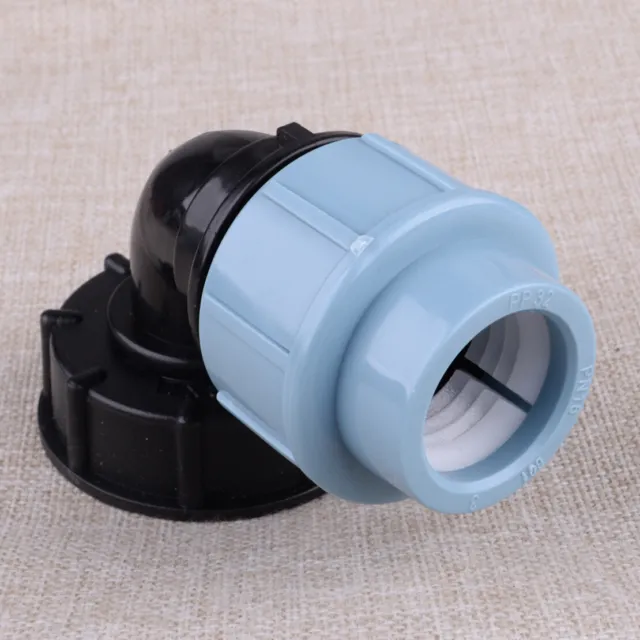 20/25/32mm Elbow IBC Water Tank Adapter Thread Connector to Pipe Fittings Hot