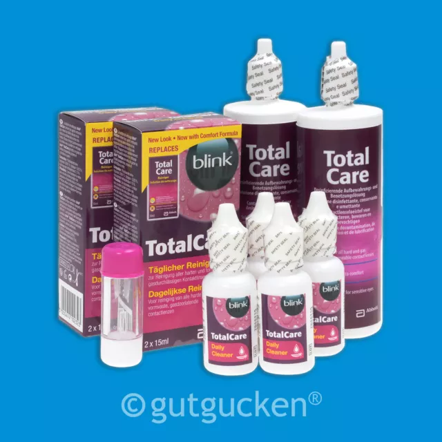 Blink Total Care Twin Pack 2 x 120 ml 2 x 30 ml cuidado de lentes duras AMO