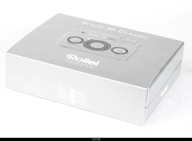 Orginal Box for  Rollei 35 Classic w/ Sonnar 40mm f2.8 HFT Titan Platin Black