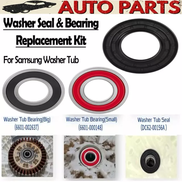 Samsung Washer Tub Bearing ＆ Seal Kit WF393 DC62-00156A 6601-002637 6601-000148