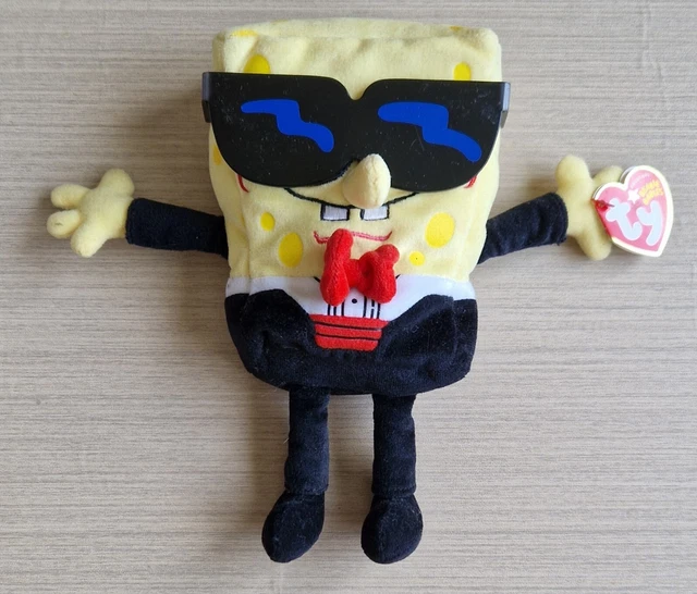 TY BEANIE BABIES SpongeBob TuxedoPants SquarePants Plush Soft Toy 2004