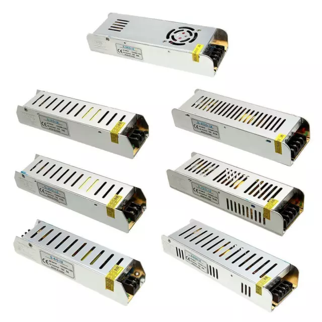 LED Controlador de Alimentación AC 230V - Dc 12V IP20 Transformador Slim Driver