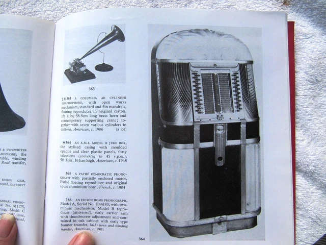 SOTHEBY's AUCTION CATALOG 1980 Jukebox Cameras Gramophones Phonographs Music