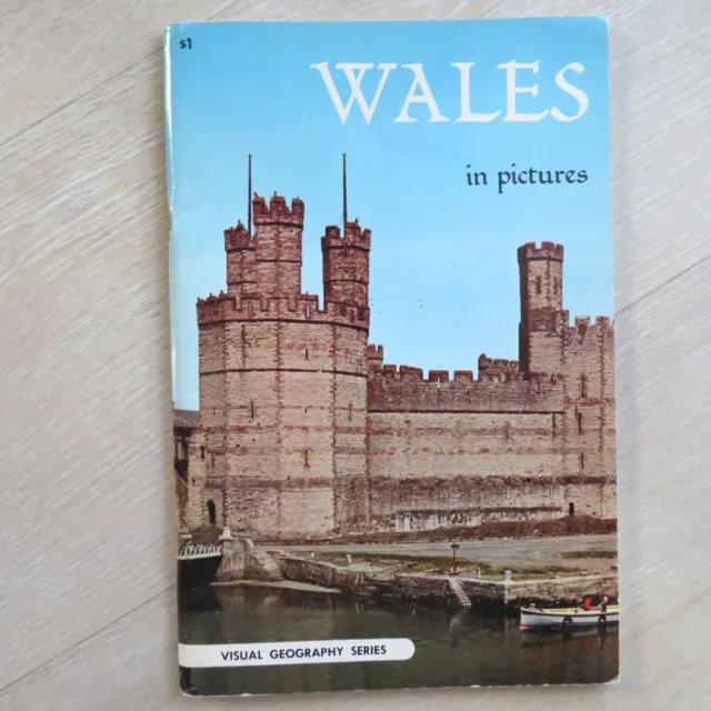 WALES in Pictures Visual Geography Series 1969 Sterling Publishing Vintage