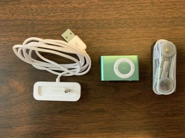 Apple iPod Shuffle 2nd Generation 1GB Green ,Replaced New-battery