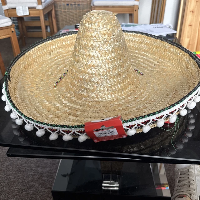 Chapeau de Sombrero mexicain pour adulte, Halloween, thanksgiving, Costume de fê