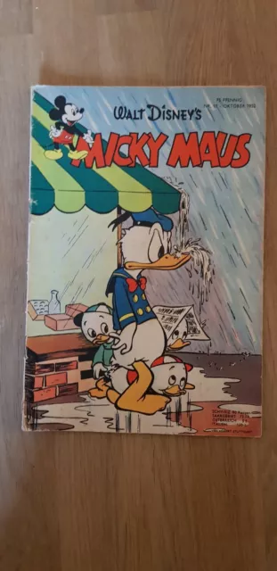 Micky Maus Heft Nr.10 von 1952 (Zustand 2) Original-Heft