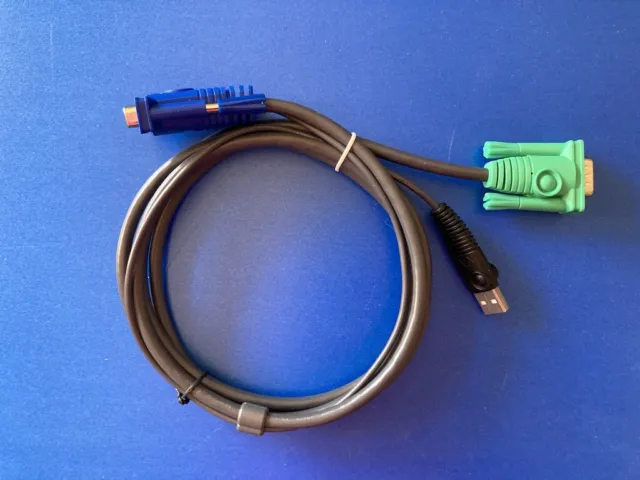 Aten 2L-5202U - VGA and USB keyboard and mouse KVM cable