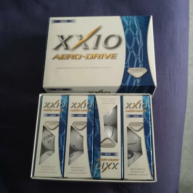 Boîte neuve  de 12 Balles de  Golf XXIO AERO DRIVE bmw