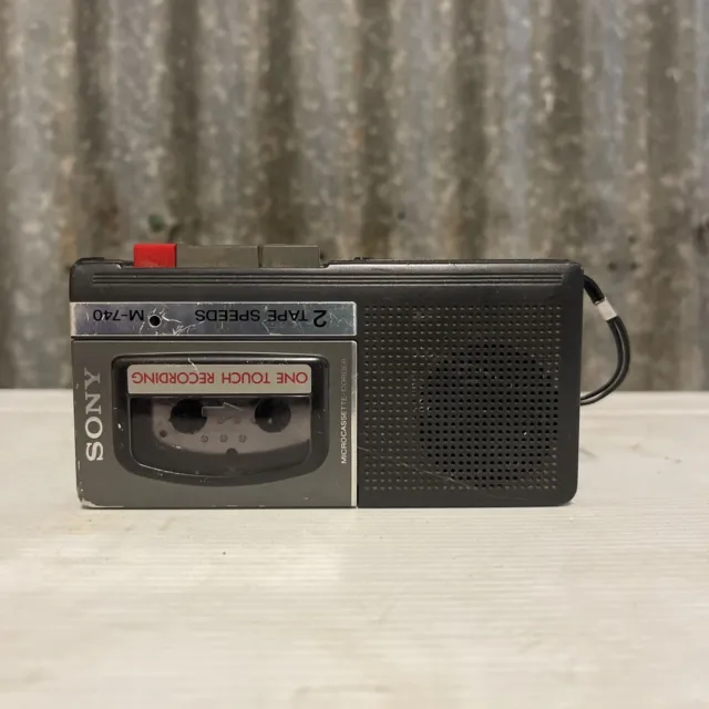 Sony M-740 Micro Vintage Cassette Recorder