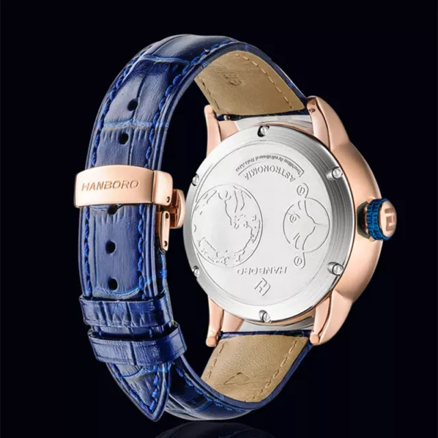 Starry Sky Watch For Men Mechanical Wristwatches Luxury Earth Theme Prestigous 2