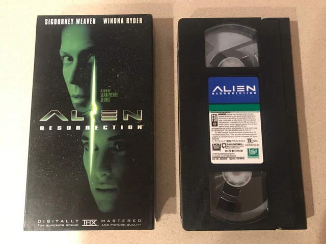 ALIEN RESURRECTION VHS Tape Winona Ryder Sigourney Weaver Widescreen alien-resurrection-vhs-tape-winona-ryder-sigourney-weaver-widescreen