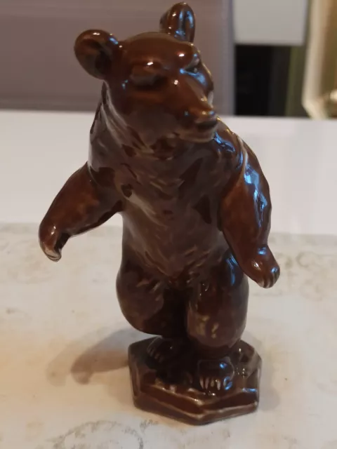 Rosenthal Porzellan Figur - Bär, Braunbär, Fritz Heidenreich, Höhe ca. 14 cm TOP