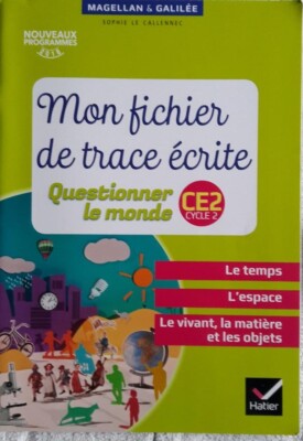 Questionner Le Monde Mon Fichier De Trace Ecrite Magellan Et Galilee Ce2 Eur 3 00 Picclick Fr