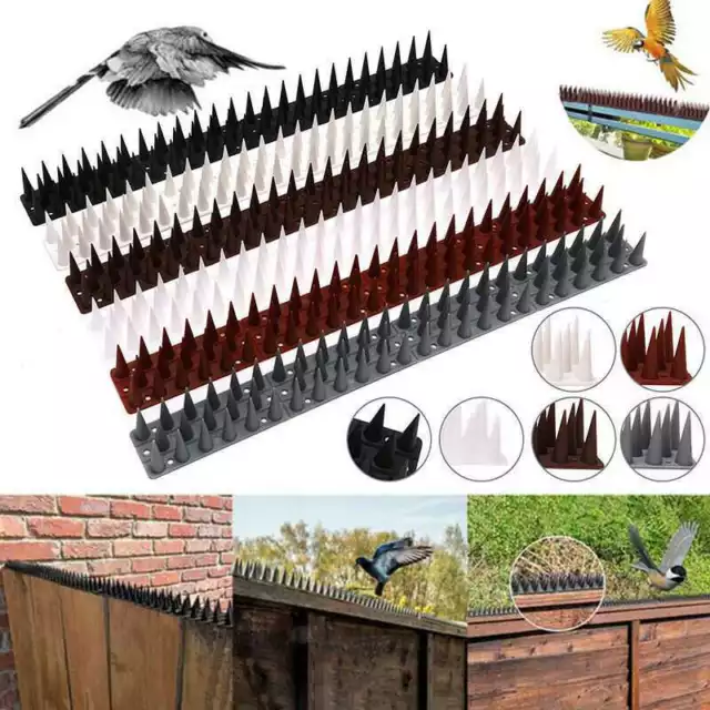 Cat Bird Outdoor Repellent Spikes Plastic Deterrent Climb Outdoor Fence Security