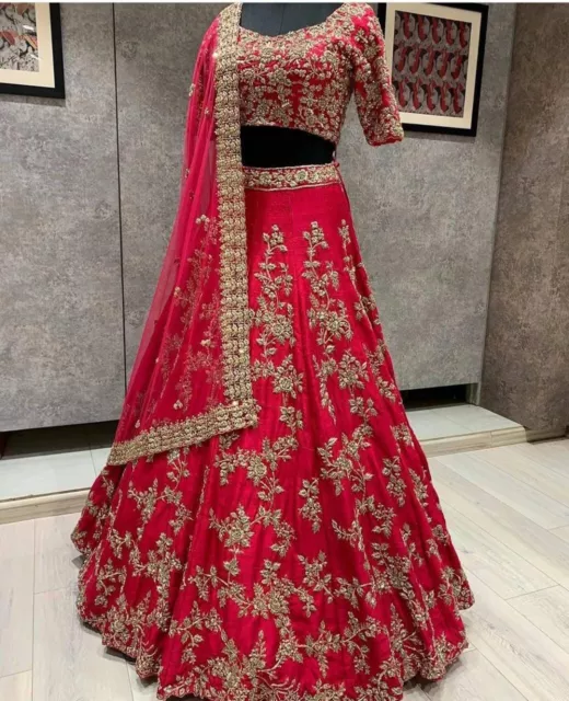 Bollywood Wedding  Indian Lehenga Ethnic Pakistani Bridal Party Lengha Choli