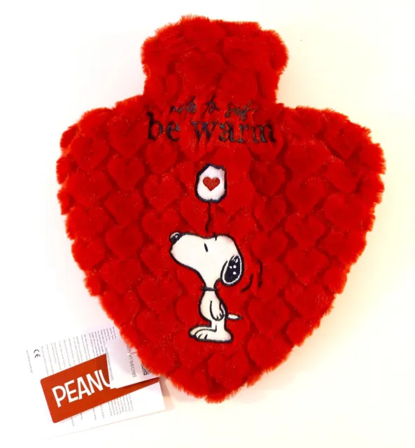 Snoopy Herz Heart Peanuts Wärmflasche rot flauschig WOMEN`S SECRET / NEU Spanien