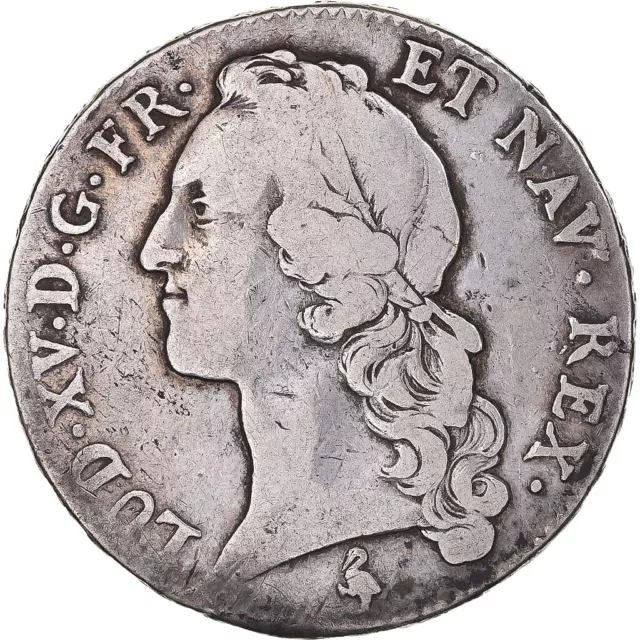 [#1044303] Monnaie, France, Louis XV, Écu au bandeau, 1762, Paris, TB+, Argent