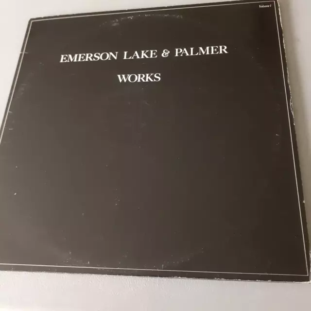Double Lp Emerson Lake And Palmer " Works "  Vol 1- 1977
