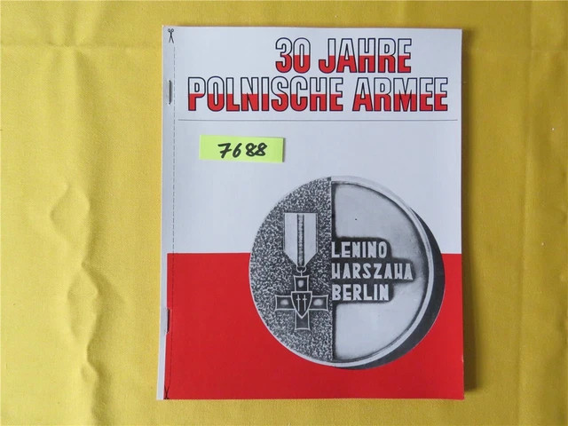 ORIG. NVA DDR Propaganda Bildmappe 30 Jahre Poln. Armee 1973 Archivexemplar ***
