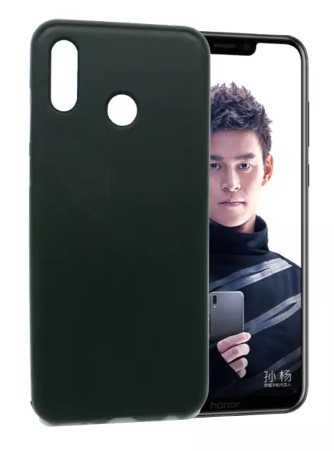 Funda Huawei P20 Pro 4G Carcasa Gel TPU Silicona PTG + Protector Pantalla  Negro