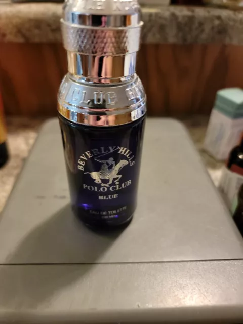 BHPC Blue by Beverly Hills Polo Club 4 oz EDT Spray Men Eau De Toilette Cologne