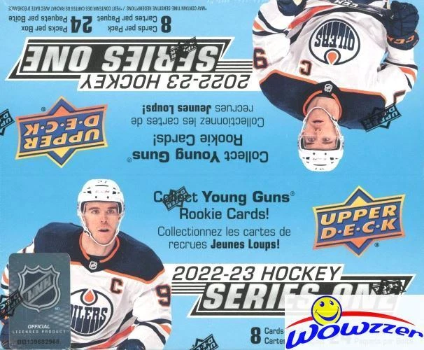 2022/23 Upper Deck Series 1 Hockey MASSIVE 24 Pack Retail Box-6 YOUNG GUNS RCS