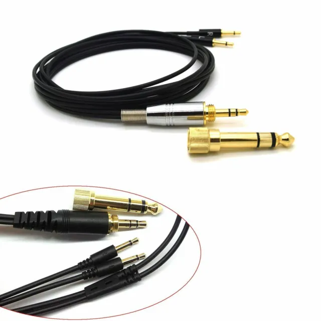 Replacement Cable for Sennheiser HD477 HD497 EH250 EH350 Headphones OFC 1.2/1.8m