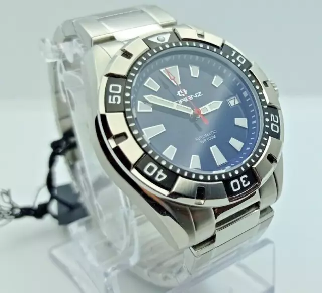 Orologio Uomo Automatico Lorenz Extreme Sub Diver Movimento Seiko Nh35 24 Rubini 3