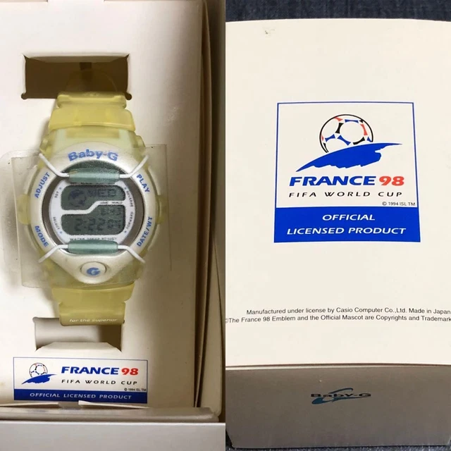 CASIO Baby-G ちぢま France 98 FIFA WORLD CUP